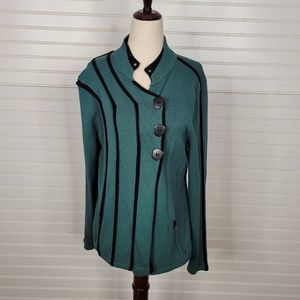 Jamie Sadock Green & Black Sweater